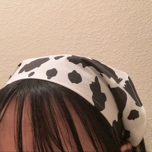 Cow print bandana